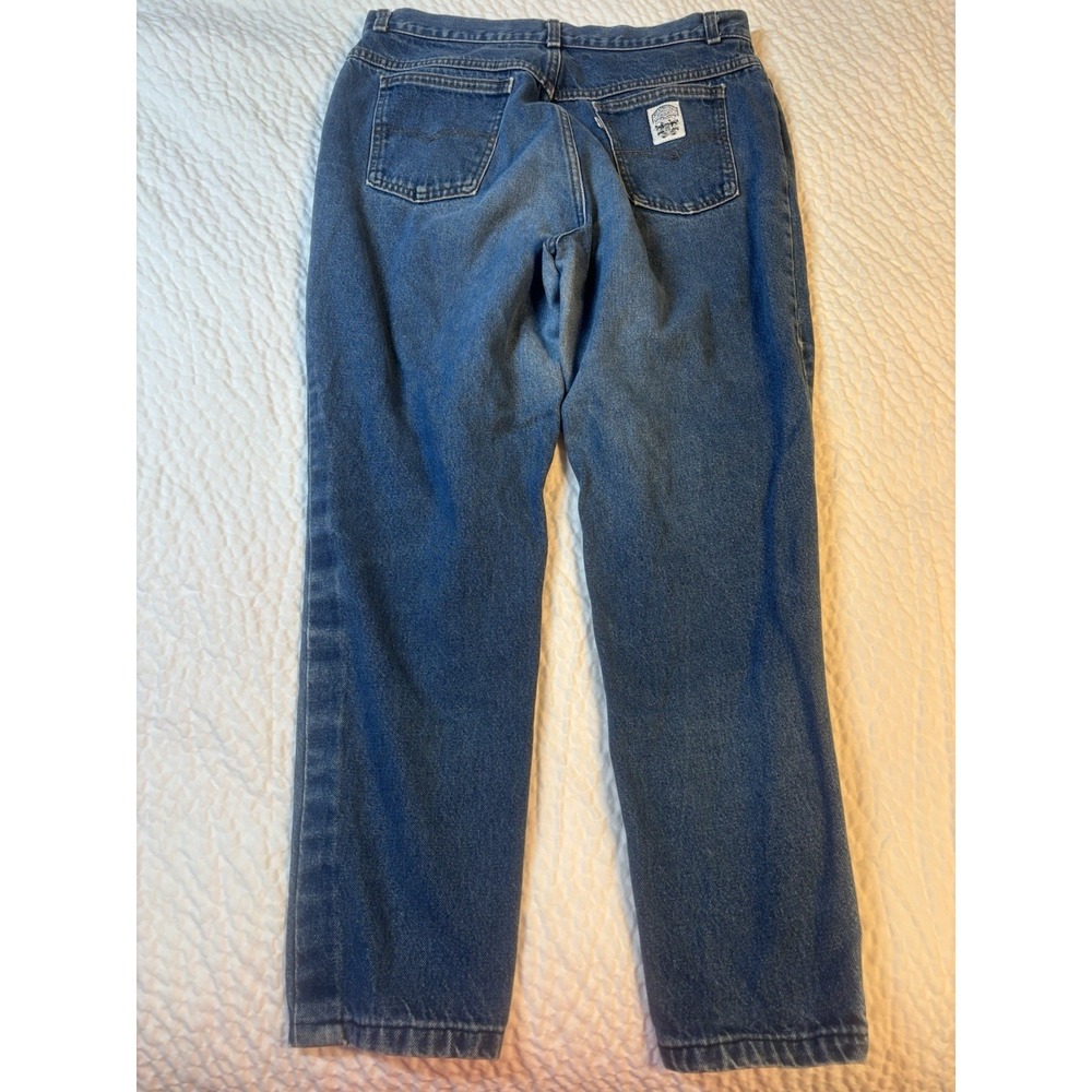 Vintage 80s Levi's Women's White Tab Two‎ Horse Patch Levi's Jeans Size 22 VTG - Picture 3 of 11